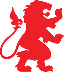 Lion simple icon. Vector ICON all icon Viktor	