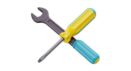 Isolated Wrench and Screwdriver