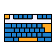 Keyboard Filled Icon