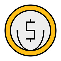 Coin Filled Icon