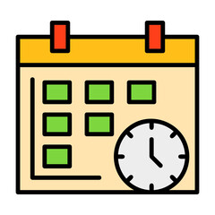 Deadline Filled Icon