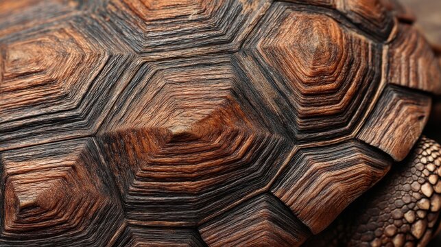 Radiated Tortoise Shell: Geometric Nature Pattern