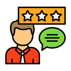 Customer Testimonials Filled Icon
