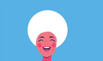 world laughter day, expressing positive emotions and happiness. Perfect for concepts related to World Laughter Day, positivity, happiness, and emotional well-being