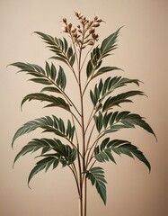 Fototapeta premium Tropical Floral Pattern Design