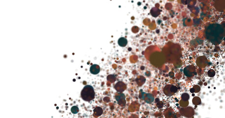 Confetti, paper triangle on the floor, fancy, colorful, celebration party