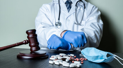 Doctor arrested for malpractice, negligence, incorrectly prescribing medications.