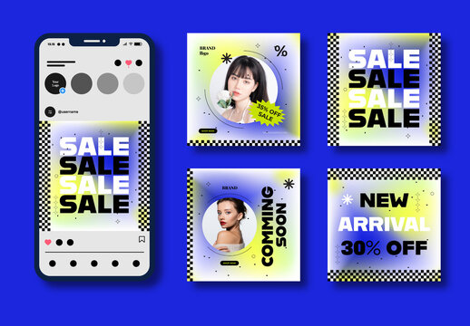 Stylish Fashion Social Media Post Template