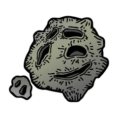 comet vector illustration
