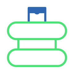 beauty icon beauty duotone blue green_beauty-multicolor_Feminine