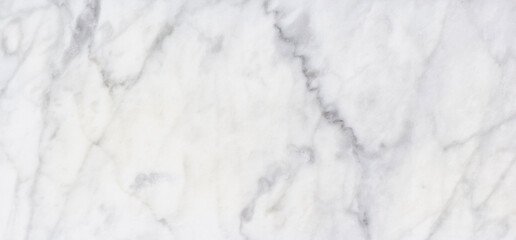 White marble background or texture and copy space, horizontal shape with space for design. Web banner. Wide. Panoramic. Website header