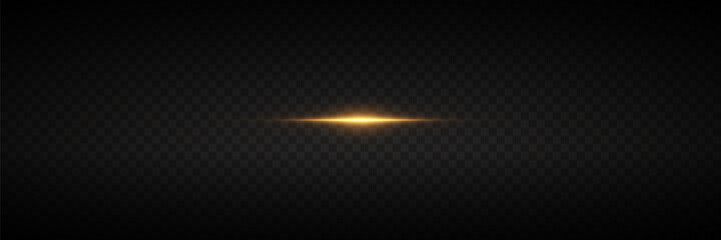 Light effect of flash of light. Shine of rays and glare.