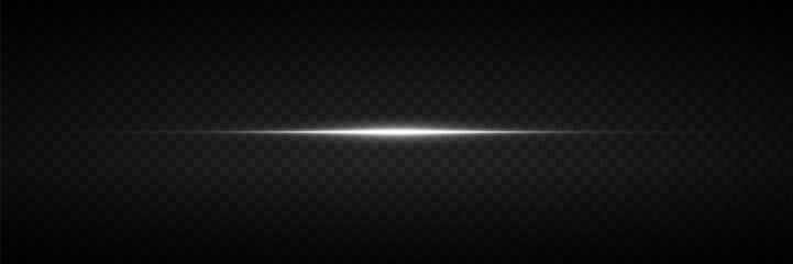 Light effect of flash of light. Shine of rays and glare.