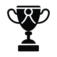 father s day trophy icon silhouette vector illustration