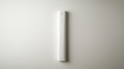 White rectangular object on a plain background