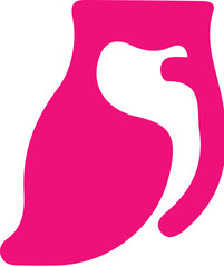 Owl simple icon. Vector ICON all icon Viktor 