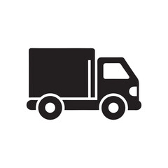 Cargo Truck Logistics Vector Icon