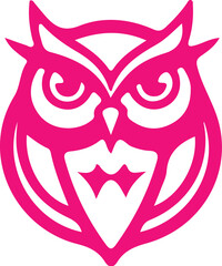 Owl simple icon. Vector ICON all icon Viktor 