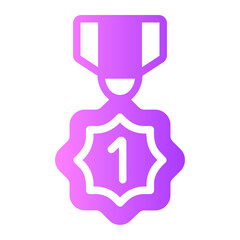 medal gradient icon