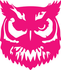 Fototapeta premium Owl simple icon. Vector ICON all icon Viktor 