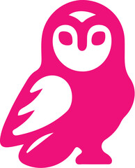 Obraz premium Owl simple icon. Vector ICON all icon Viktor 