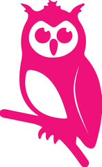Owl simple icon. Vector ICON all icon Viktor 