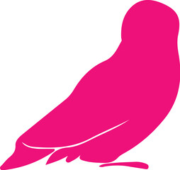 Owl simple icon. Vector ICON all icon Viktor
