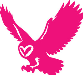 Owl simple icon. Vector ICON all icon Viktor
