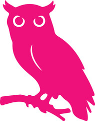 Owl simple icon. Vector ICON all icon Viktor

