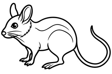 Elegant Jerboa Sketch