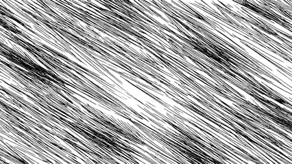 Fototapeta premium The texture of the coarse woven material. Dark vector background, Pencil drawing Black and white pattern. Tile able crosshatch pattern on white background.
