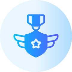 medal gradient icon