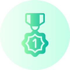 medal gradient icon