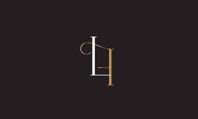 LF, FL , F , L , Abstract Letters Logo Monogram