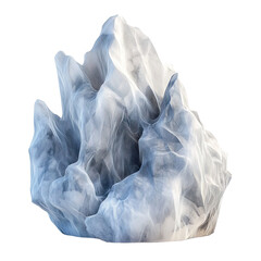 Fototapeta premium Abstract, ethereal, sculpted ice form