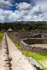 Raqchi is an Inca archaeological site in Peru located in the Cusco Region