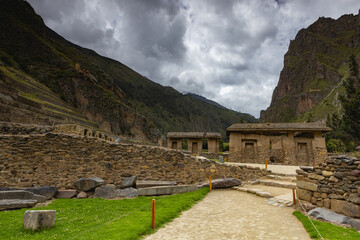 Ollantaytambo is a town and an Inca archaeological site in southern Peru some 72 km by road northwest of the city of Cusco