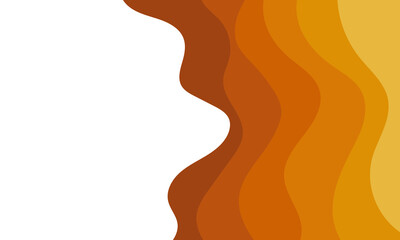abstract background with wavy lines in orange and brown colors.
