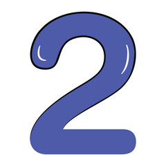 Fototapeta premium Alphabet And Numbers Icons
