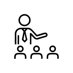 Fototapeta premium Mentor Leading Coaching Session with Team 