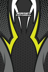 Abstract pattern for sport team jersey in grey color combination EPS 10
