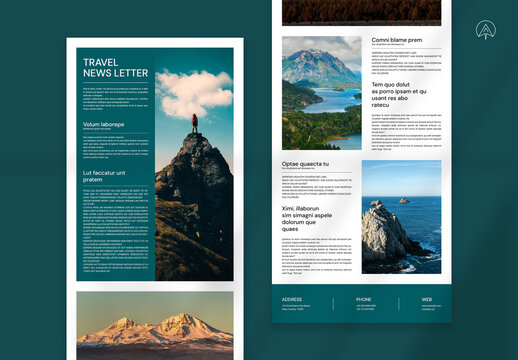Travel News Letter Template