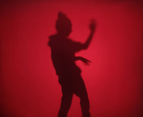 silhouette of a woman