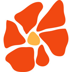 Abstract Groovy Flower