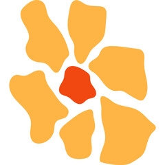 Abstract Groovy Flower