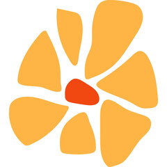 Abstract Groovy Flower