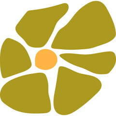 Abstract Groovy Flower