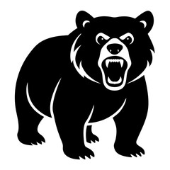 vector illustration of bear