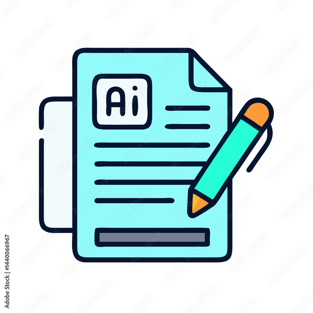 Poster ai document editing: a visual representation of intelligent text processing
