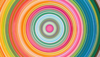 Colorful circular art display abstract gallery digital artwork vibrant environment aerial view visual creativity